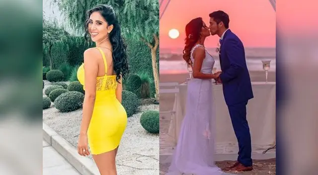 Melissa Paredes se despedide de 'Gato' Cuba que parte a México