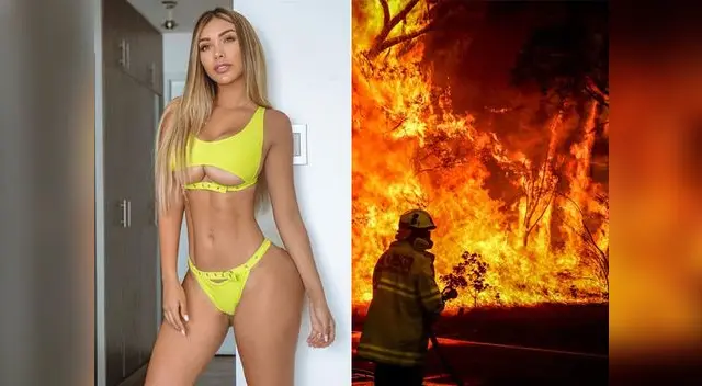 Paula Manzanal lamenta incendios en Australia Paula Manzanal lamenta incendios en Australia