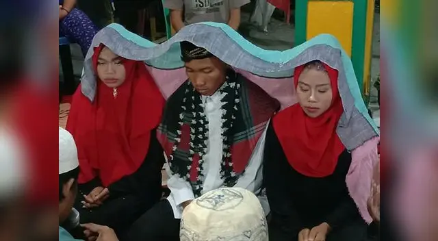 El novio aportó la cantidad de 10 000 rupias (S/ 462.46) que fueron compartidas por las dos mujeres