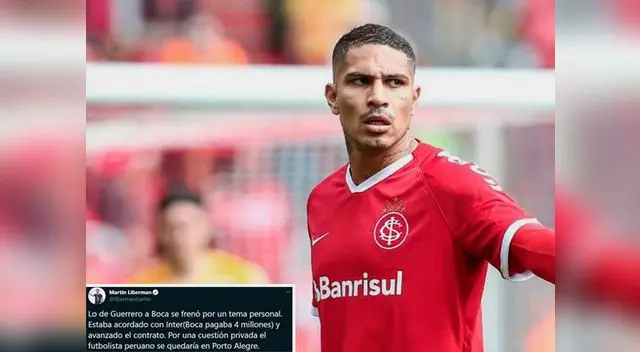 Paolo Guerrero continuaría en Inter de Porto Alegre