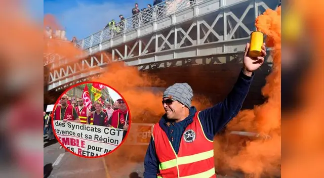 Enfermeras, docentes y abogados se unen a las protestas por las pensiones en Francia Enfermeras, docentes y abogados se unen a las protestas por las pensiones en Francia