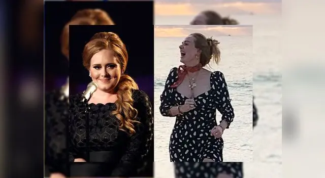 Adele luce mucho más delgada que hace unos años atrás