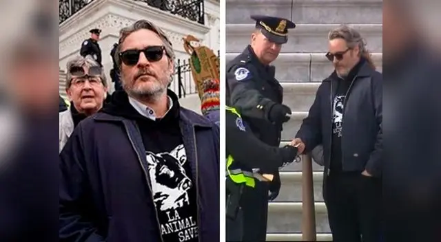 Joker: Joaquin Phoenix ha sido arrestado por participar en protesta Joker: Joaquin Phoenix ha sido arrestado por participar en protesta