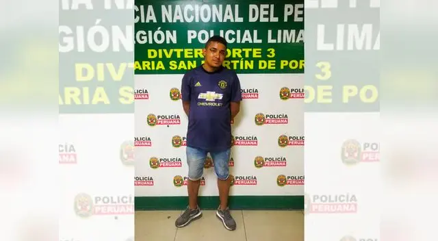 Sujeto que arrebato dinero a una joven fue detenido por la policía en SMP [FOTO]