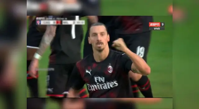 Zlatan Ibrahimovic se vuelve a encontrar con el gol en su retorno al Milan