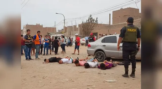 Los delincuentes iban a bordo de un Renault negro