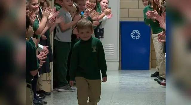 Un pequeño niño de 6 años venció, después de 3 años, el cáncer producto de una Leucemia Un pequeño niño de 6 años venció, después de 3 años, el cáncer producto de una Leucemia