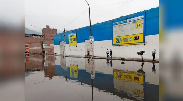 Aniego afecta tránsito de personas Aniego afecta tránsito de personas