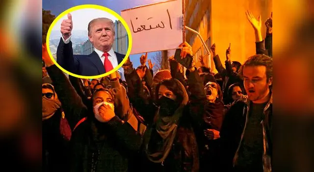 Donald Trump se pronunció vía Twitter por la marcha en contra de Khamenei Donald Trump se pronunció vía Twitter por la marcha en contra de Khamenei