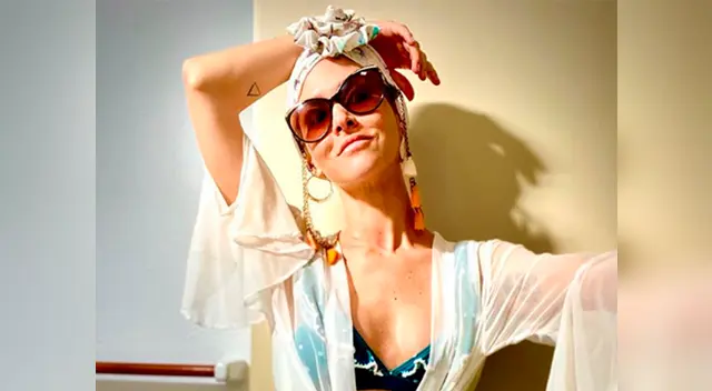 La actriz no dudó en compartir la letra de este clip con sus fans. La actriz no dudó en compartir la letra de este clip con sus fans.