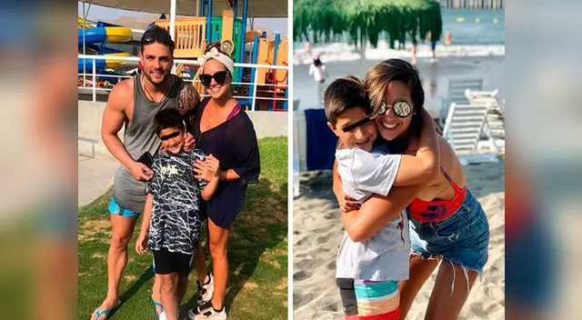 Nicola Porcella celebra junto a su expareja el cumpleaños de su hijo con fiesta temática