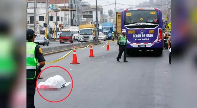 La víctima yace en la pista La víctima yace en la pista