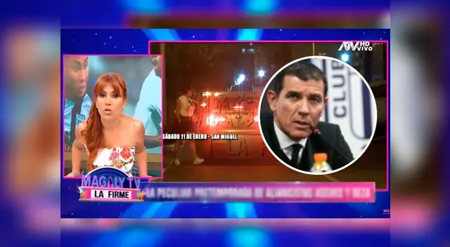 Magaly Medina no confirmó que sea la voz de Gustavo Zevalos, pero si lo sería ella "lo lamentaría", dijo