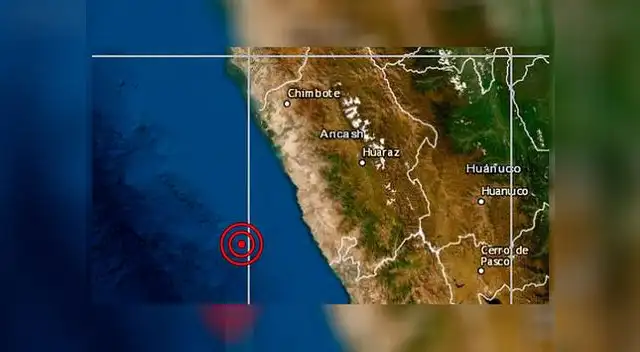 Epicentro fue a 82 kilómetros al suroeste de Huarmey