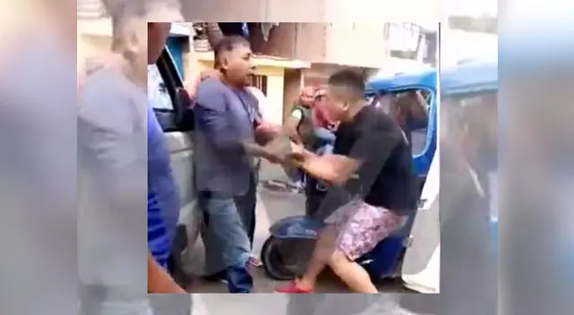 Delincuente quitó arma a guardaespaldas de obra en Chorrillos [VIDEO]