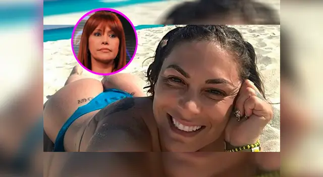 Magaly Medina se pronunció sobre el presunto aumento de derriere de Alondra García Miró y la comparó con Vela Magaly Medina se pronunció sobre el presunto aumento de derriere de Alondra García Miró y la comparó con Vela