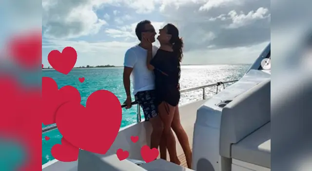 A través de una publicación en su cuenta oficial de Instagram, la presentadora se lució más enamorada que nunca A través de una publicación en su cuenta oficial de Instagram, la presentadora se lució más enamorada que nunca