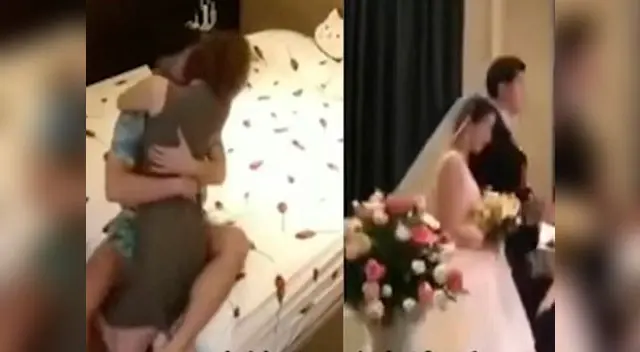 El novio se vengó de ella en plena boda por haberle sido infiel 