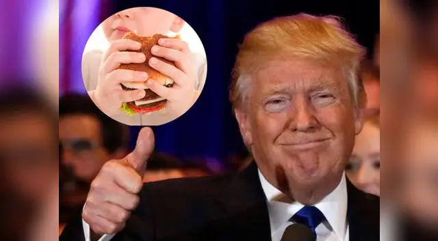 Donald Trump toma esta decisión en medio de las críticas por la obesidad infantil 