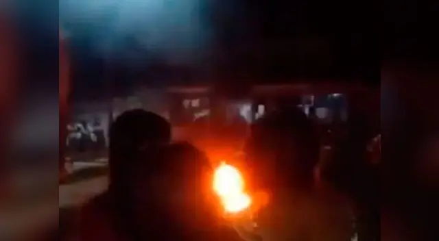 Los hechos se transmitieron por redes sociales 