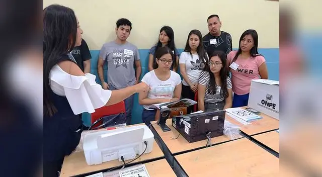 Miembros de mesa podrán capacitarse de manera virtual 