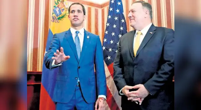Juan Guaidó se reunió con el secretario de Estado norteamericano, Mike Pompeo