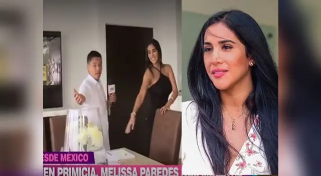 Melissa Paredes estará temporalmente en México acompañando a su esposo