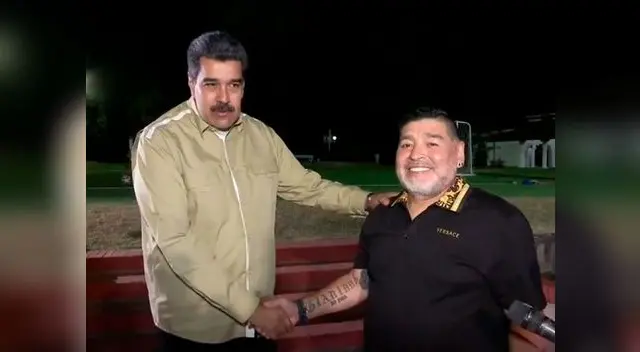 Nicolás Maduro y Diego Armando Maradona se juntaron en Venezuela