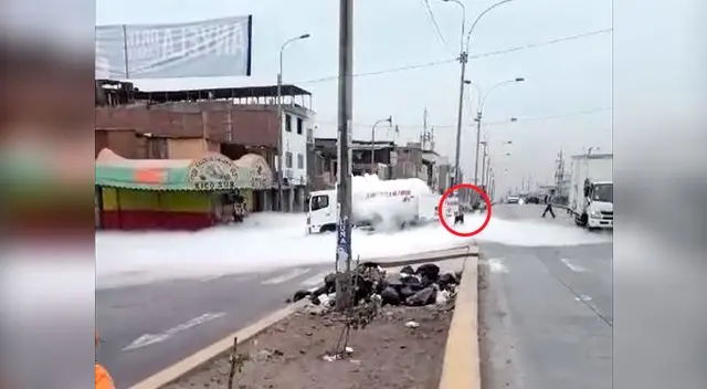 Chofer intentó controlar fuga de gas Chofer intentó controlar fuga de gas