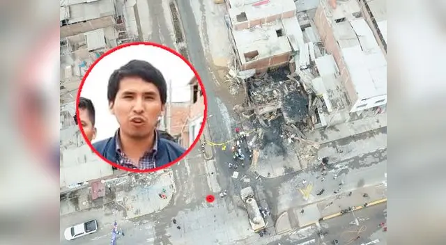 Kevin Iñigo fue al lugar del siniestro