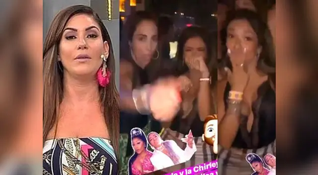 Shirley Arica y Olinda Castañeda se divierten y recuerdan a Tilsa Lozano con beso vengador 