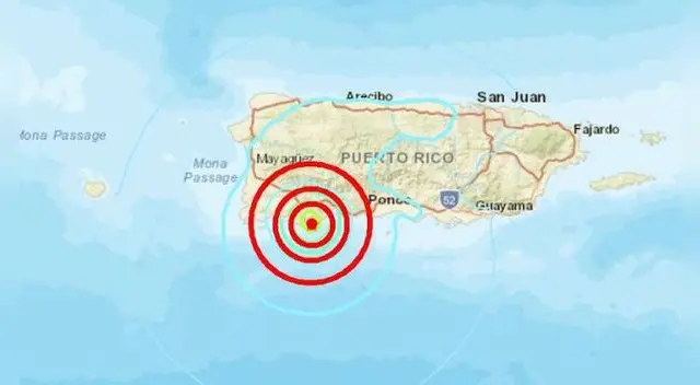 Se han registrado ocho sismos hasta las 4:20 de la tarde durante el día en Puerto Rico