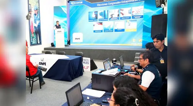 Centro de cómputo de la ONPE