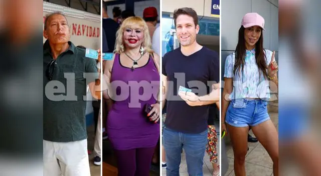 Entérate cómo votaron los personajes de Chollywood en estas elecciones congresales 2020 | FOTOS: Flavio Matos y Carlos Contreras