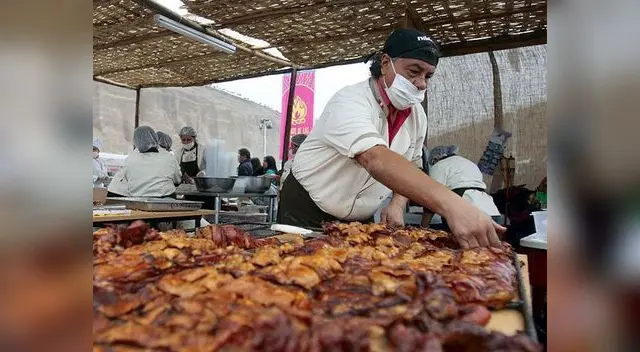 Chancho al palo fue la atracción en país europeo