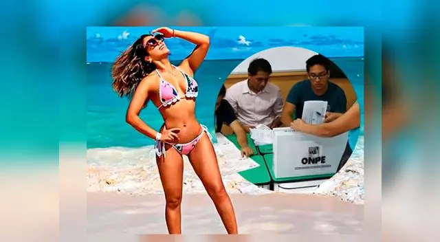 Isabel Acevedo publicó las fotografías en sus redes sociales