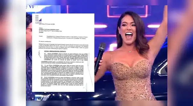 La nueva conductora de "Esto es Guerra" habría negociado con América Televisión sin comunicarle a Latina, pese a que su contrato la obligaba La nueva conductora de "Esto es Guerra" habría negociado con América Televisión sin comunicarle a Latina, pese a que su contrato la obligaba