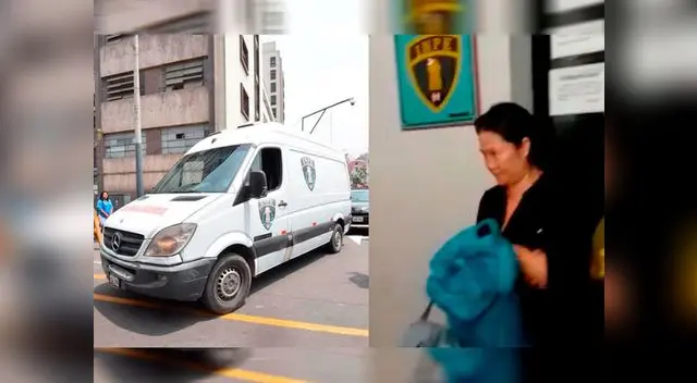 Keiko Fujimori sale de carceleta del INPE para ser trasladada hacia penal de Chorrillos