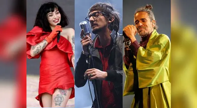 Mon Laferte, Rubén Albarrán, León Larregui y los Babasónicos juntos en concierto de Soda Stereo.