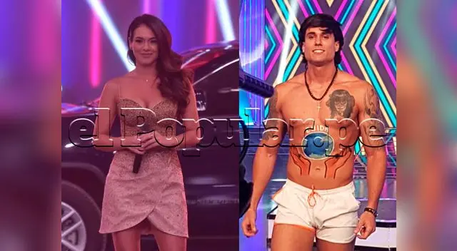 Gino Assereto contento de ver a Jazmín Pinedo en EEG Gino Assereto contento de ver a Jazmín Pinedo en EEG