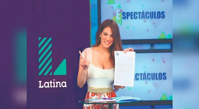 Jazmín Pinedo deberá entregarle a Latina 100 mi soles en un plazo de 10 días