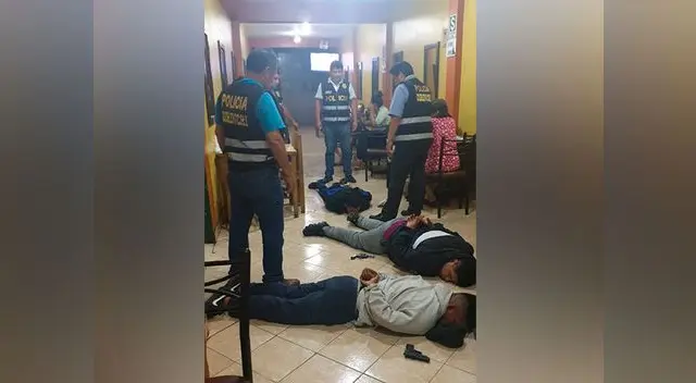 Policía Nacional del Perú capturó a los “Los raquetero del kilómetro 11” en el preciso momento que realizaban sus fechorías