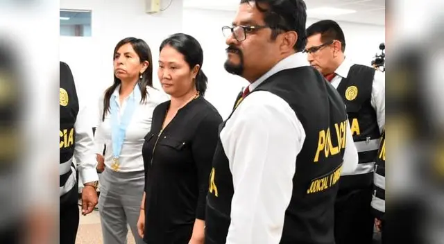 Keiko Fujimori en audiencia de prisión preventiva Keiko Fujimori en audiencia de prisión preventiva