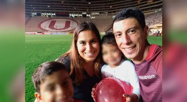 Federico Alonso celebró junto a su familia la clasificación de la U en la Libertadores