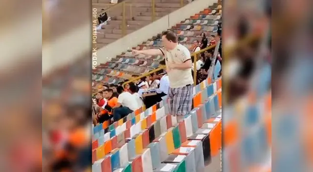 Varios quedaron asombrados por el amor que tiene este hincha por la “U”