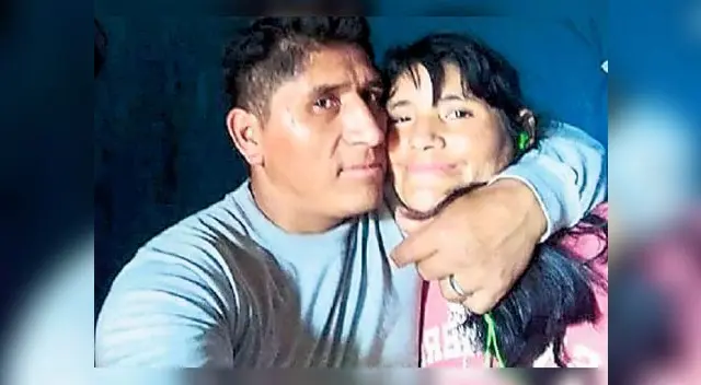 Sonia Zárate junto al hombre que ayer la asesinó