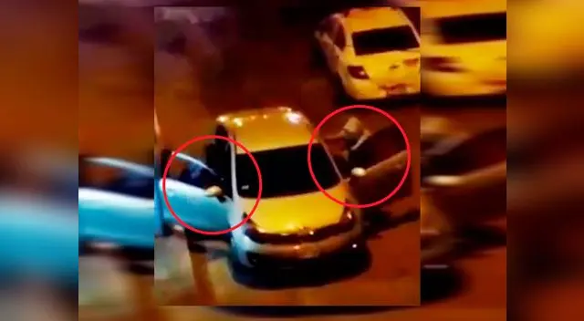 Dos delincuentes intentan bajar al taxista