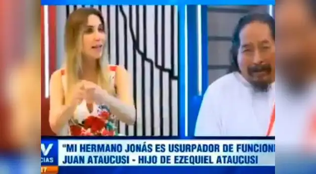 Juliana Oxenford en polémica entrevista a líder de Frepap, Juan Ataucusi Juliana Oxenford en polémica entrevista a líder de Frepap, Juan Ataucusi