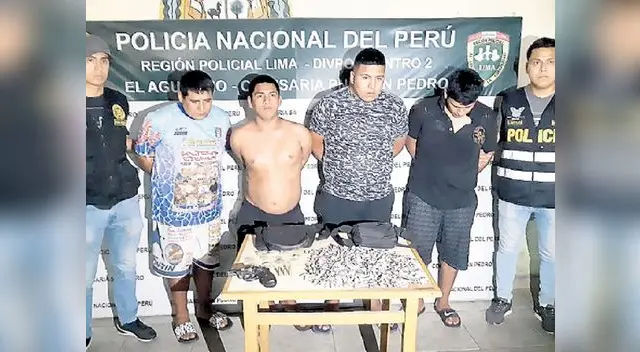 Delincuentes fueron detenidos en losa deportiva