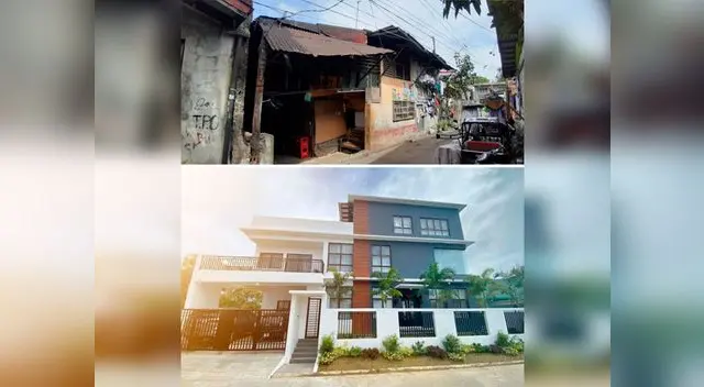 El antes y después de la casa que se construyó con mucho esfuerzo El antes y después de la casa que se construyó con mucho esfuerzo